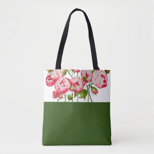 Rosy Abundance auf einer Tasche (Vorderseite)