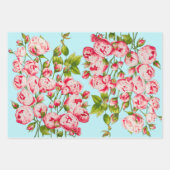 Rosy Abundance on Wrapping Paper Set Geschenkpapier Set (Vorderseite 3)