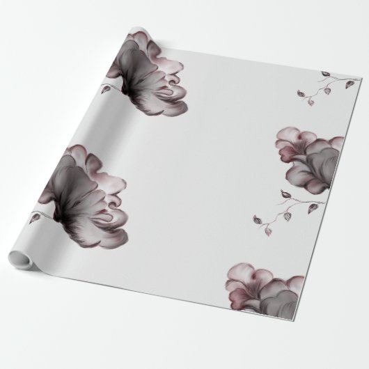 Rosy-Blume Geschenkpapier (Ungerollt)