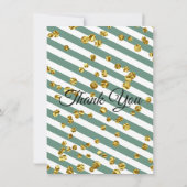 Rosy Blush Doctor Danke Karte (Rückseite)