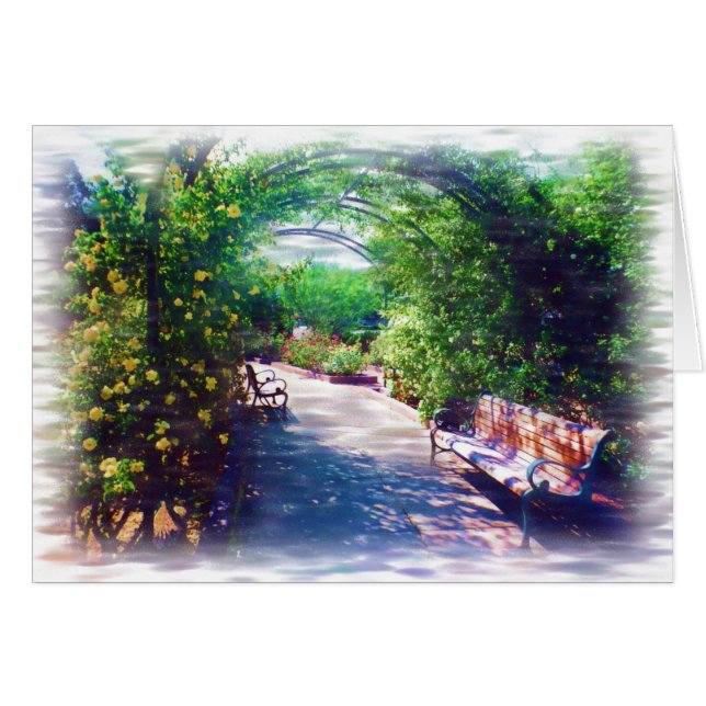 Rosy Bower Karte (Vorderseite (Horizontal))