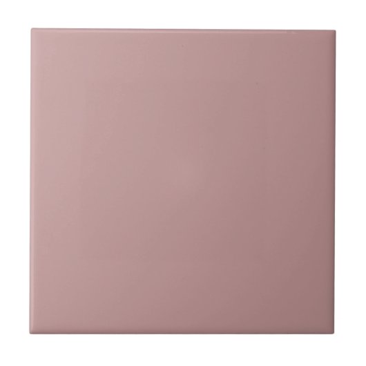Rosy Brown Moderne Elegante Fliese (Vorderseite)