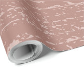 Rosy Brown Wood Grain Geschenkpapier (Rolleneckpunkt)