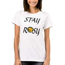 Rosy-Gelb-Rose-Shirt bleibe