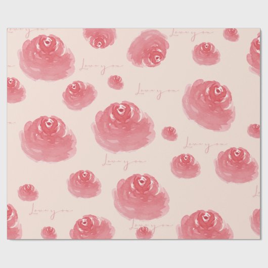 Rosy Geschenkpapier (Flach)