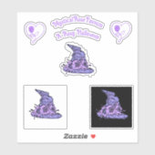 Rosy Halloween Stickers Aufkleber (Blatt)