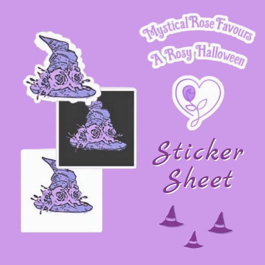 Rosy Halloween Stickers Aufkleber