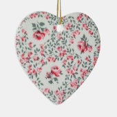 Rosy Heart Keramik Ornament (Rechts)