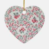 Rosy Heart Keramik Ornament (Hinten)