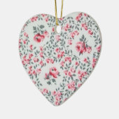 Rosy Heart Keramik Ornament (Links)