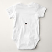 Rosy Hearts Baby Strampler (Rückseite)