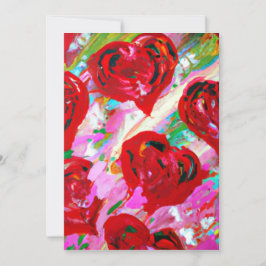 Rosy Hearts Feiertagskarte