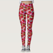 Rosy Hearts Leggings (Vorderseite)