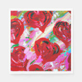 Rosy Hearts Serviette (Vorderseite)