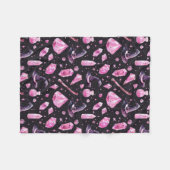 Rosy Hexen Flanelldecke Fleecedecke (Vorderseite (Horizontal))