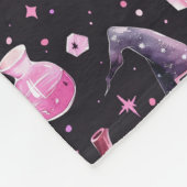 Rosy Hexen Flanelldecke Fleecedecke (Ecke)