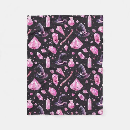 Rosy Hexen Flanelldecke Fleecedecke (Vorderseite)
