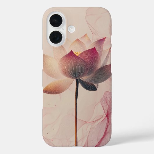 Rosy Illusion Bloom Case-Mate iPhone Hülle (Rückseite)