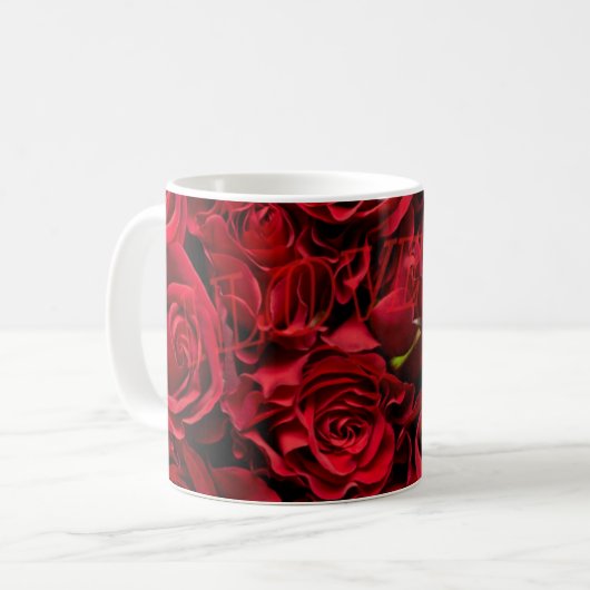 Rosy-Liebe Kaffeetasse (Vorderseite Links)