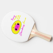 Rosy Maple Moth Cute Mochi Funny Animal Mochi Tischtennis Schläger (Seitenansicht)