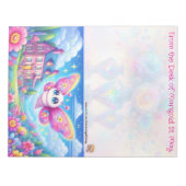 Rosy Maple Moth Notepad Notizblock (Vorderseite)