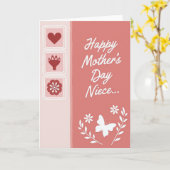 Rosy Muttertag Icon Karte (Gelbe Blume)
