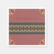 Rosy Pink Floral