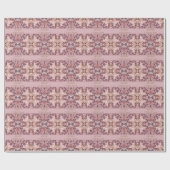 Rosy Pink Weihnachtsschmuck Geschenkpapier (Flach)