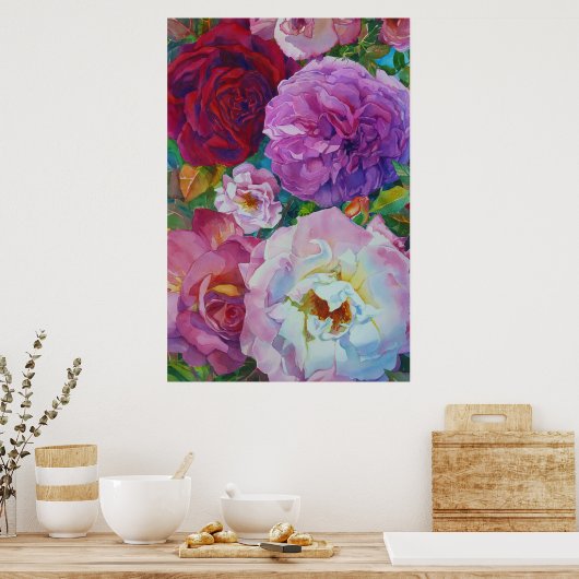 Rosy Poster (Küche)