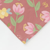 Rosy Posy Afternoon  Fleecedecke (Ecke)