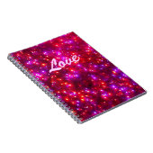Rosy Sparkle ' Liebe' Notebook/Journal Notizblock (Rechte Seite)