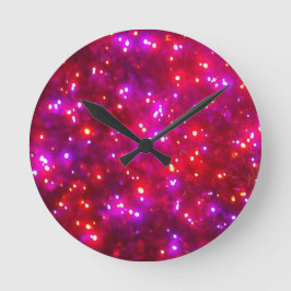 'Rosy Sparkle' Wall Clock Runde Wanduhr