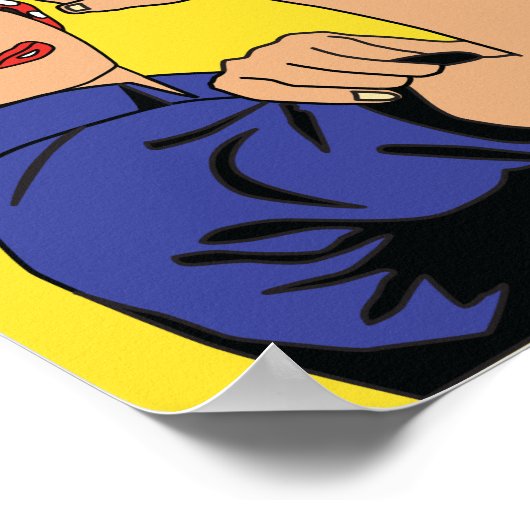 Rosy The Riveter  Poster (Ecke)