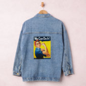 Rosy the Riveter T Shirt - Wir können es tun Jeansjacke (Hangar)