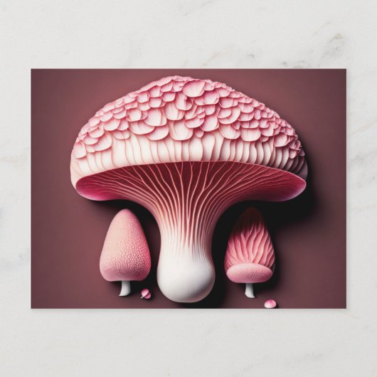 Rosy Veincap Pilz Postkarte (Vorderseite)