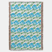 Rosy Whimsy Decke (Vorderseite Vertikal)