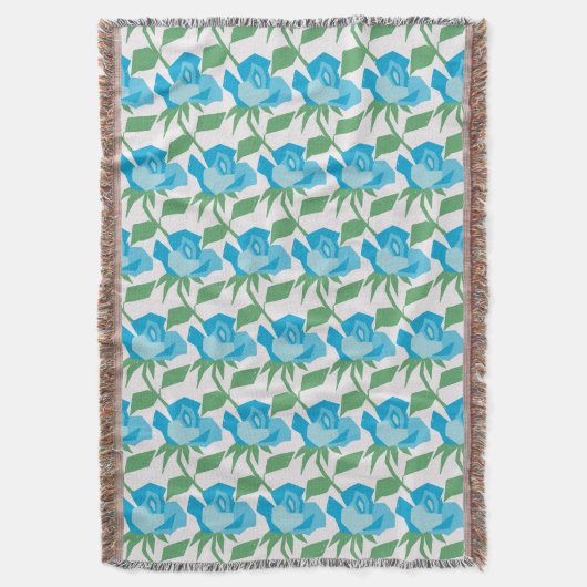 Rosy Whimsy Decke (Vorderseite Vertikal)