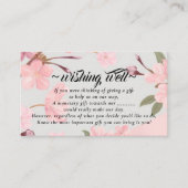 Rosy will gut für Hochzeiten Begleitkarte (Vorderseite)