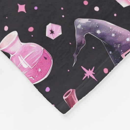 Rosy Witch Fleece Blanket (Ecke)