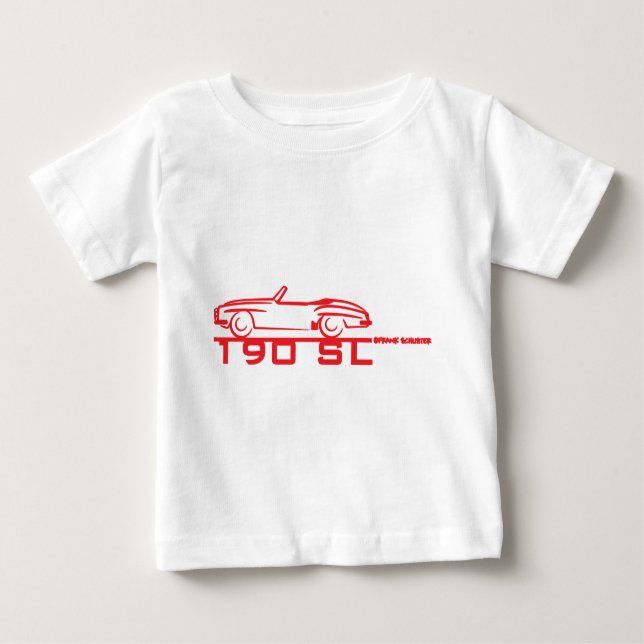 Rot 190SL Baby T-shirt (Vorderseite)