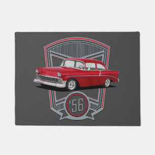 Rot 1956 Bel Air Fußmatte