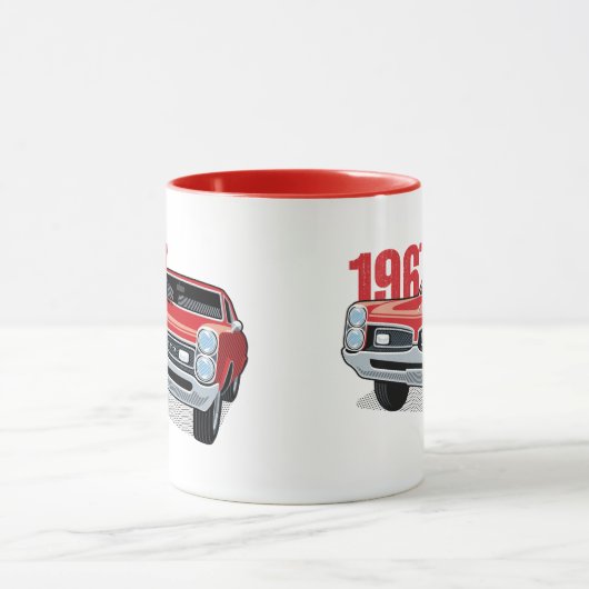 Rot 1967 Pontiacs GTO Tasse (Zentrum)