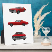 Rot 1968 Chevelle SS: Fotoplatte (Seite)