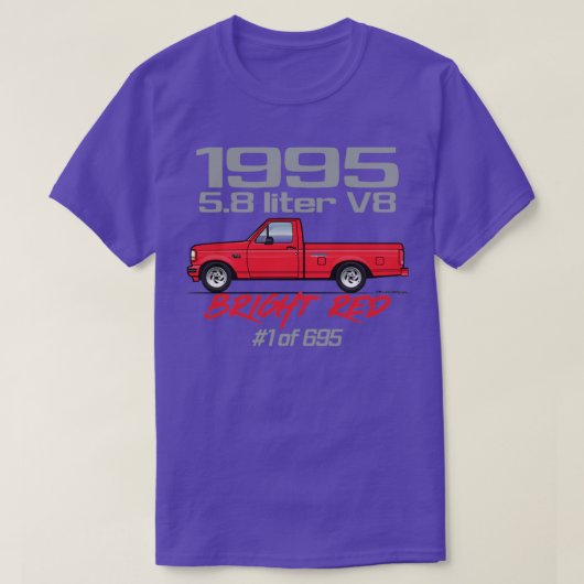 Rot 1995 T-Shirt (Design vorne)