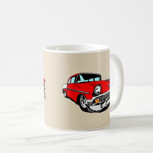 Rot '56 Shoebox Kaffeetasse (VorderseiteRechts)