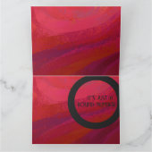 Rot 80 Dekade Geburtstag Karte (Innenseite)