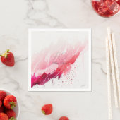 Rot abstrakt, einfach serviette (Beispiel)