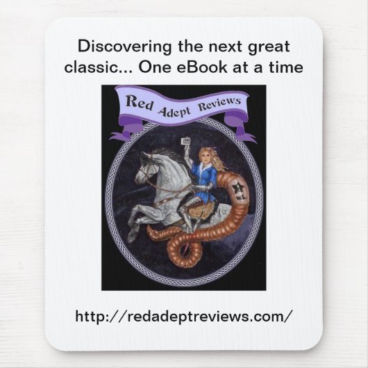 Rot-Adept wiederholt Mousepad (Vorne)