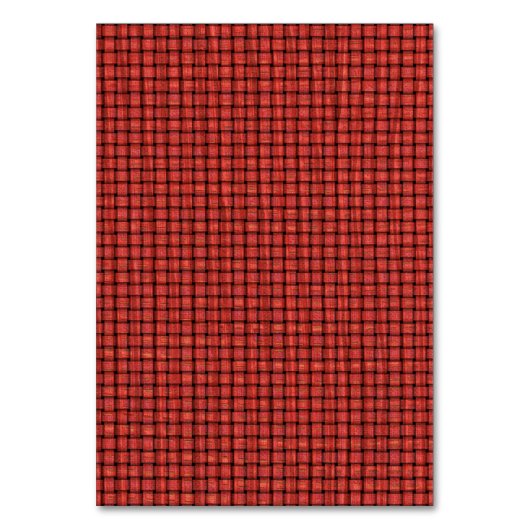 Rot als Adjektiv, benutzerdefinierte Lesekarten Tischnummer (Vorderseite)