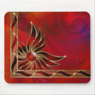 Rot als die Flamme Mousepad